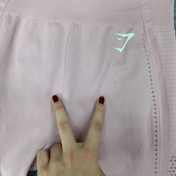 Gymshark Legging Womens S Small Vented Mid Rise Seamless Pull On High Waisted - Picture 5 of 13